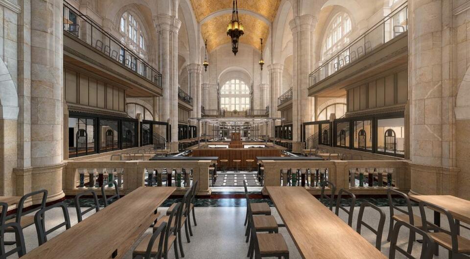 Upscale food hall will open in the landmarked hall of Brooklyn’s ...