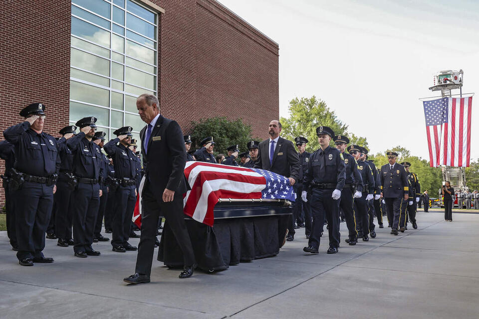 Christopher DeLong honored as ‘our hero' for his sacrifice as he was laid to rest