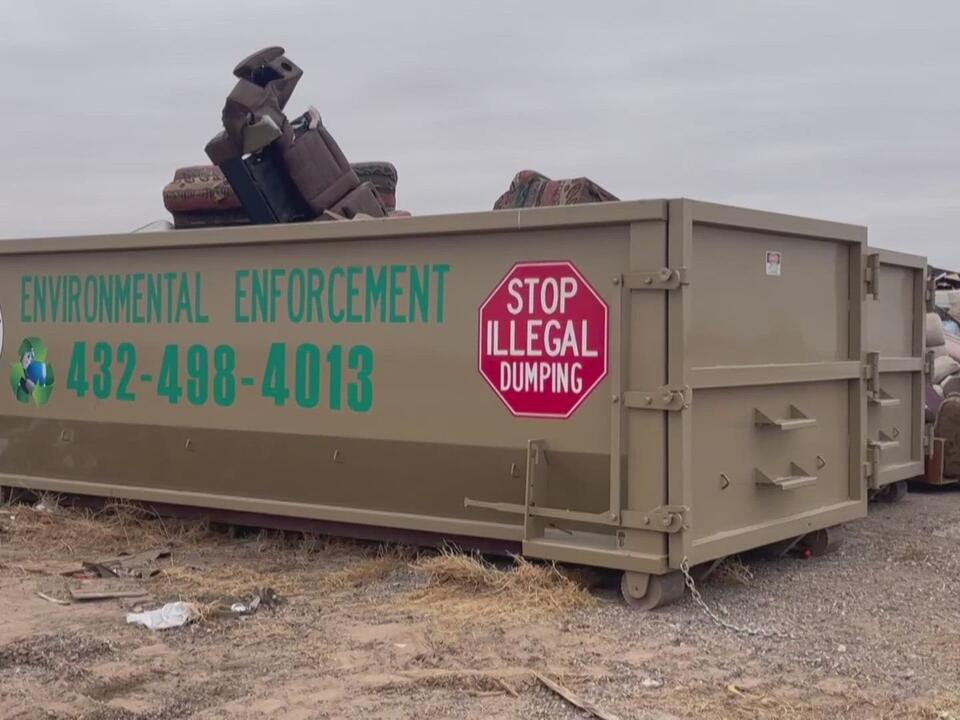 Ector County pushing for the community to take aim against illegal dumping