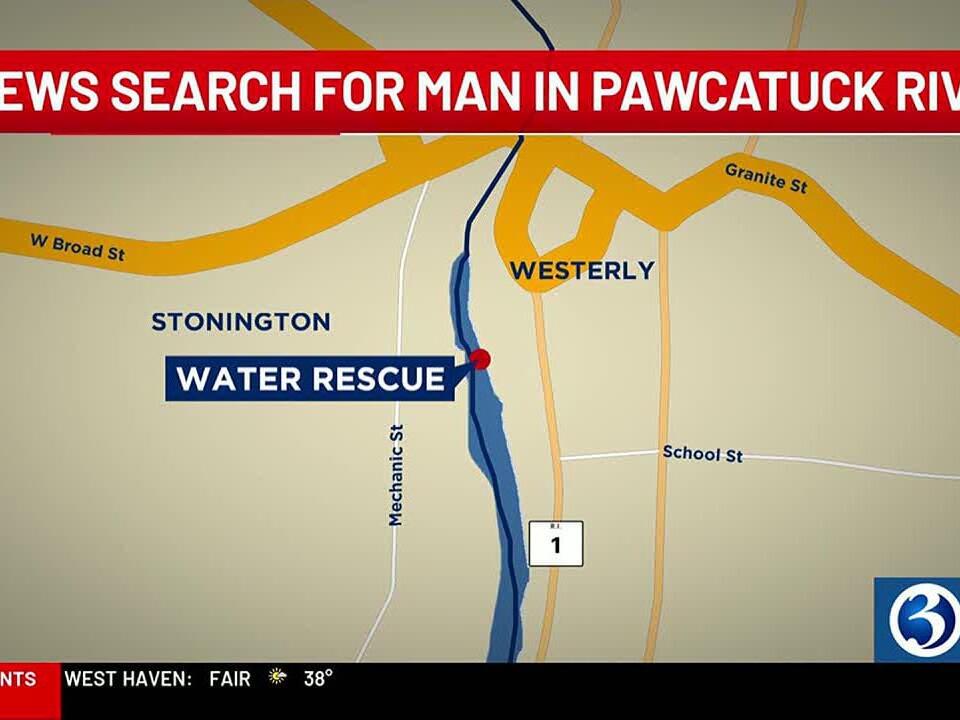 Search continues for man who fell into Pawcatuck River