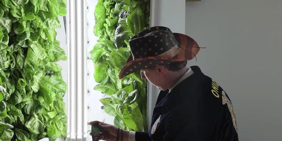 Lima Senior agriculture students turn hydroponic towers into fresh food for community