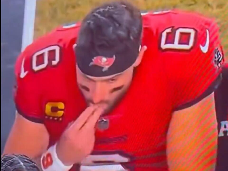 Baker Mayfield Shown Popping Controversial Drug On Sidelines Of Monday