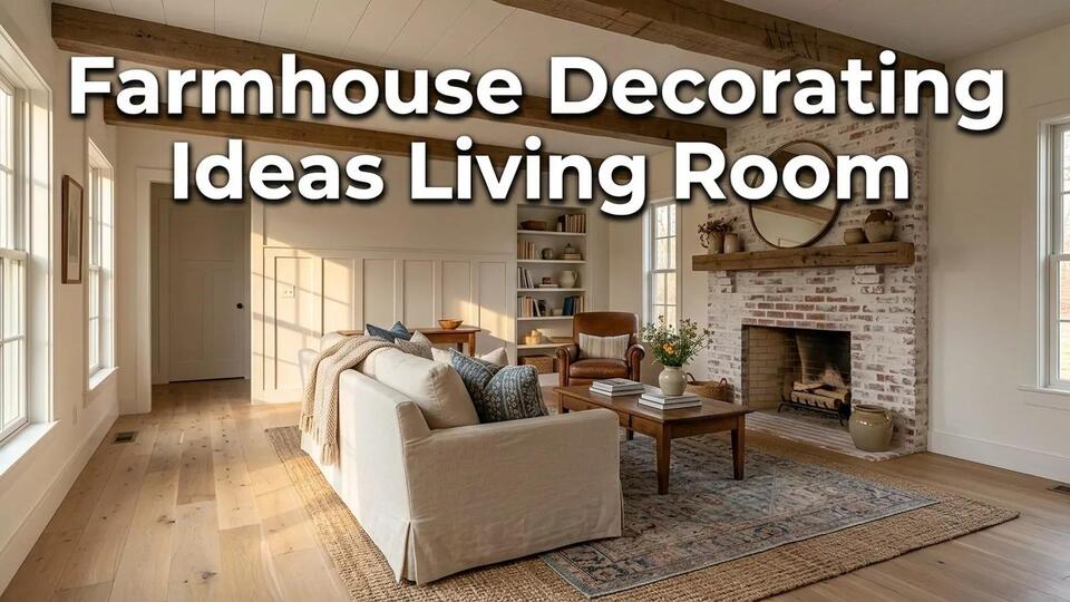 16 Farmhouse Decorating Ideas for Living Room