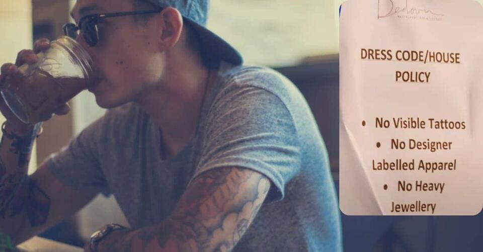Restaurant Officially Banning Customers With Tattoos, Heavy Jewelry, & Designer Clothes – NewsBreak