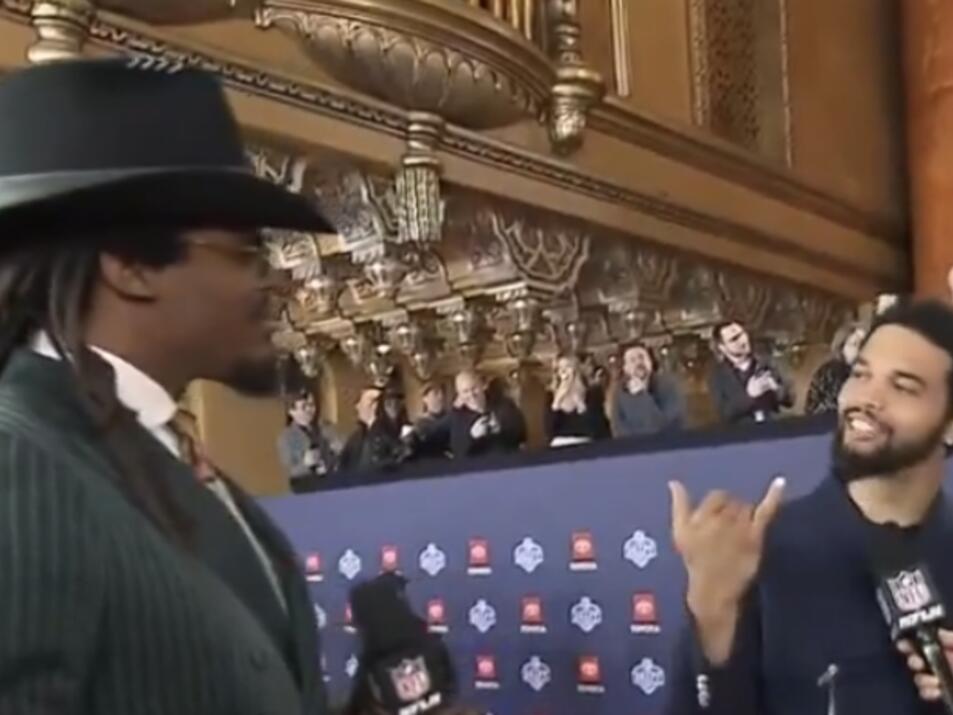 Cam Newton's Three-Word Reaction to Caleb Williams' Painted Nails is