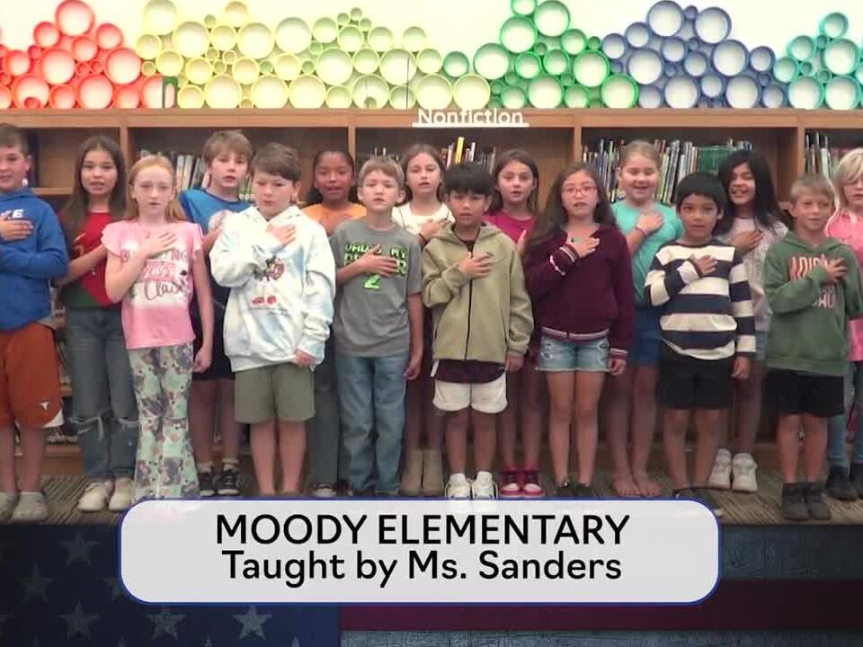 October 9th, 2024 Ms. Sanders Moody Elementary