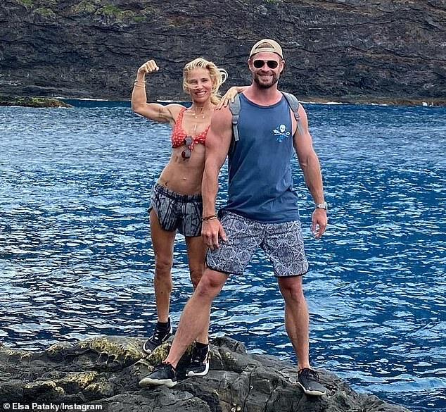Ripped! Elsa Pataky, 44, shows off her incredible bikini body as she ...
