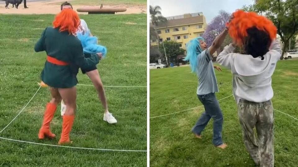 Friends Host “Wig-Snatching Competition” And The Results Are Perfectly ...