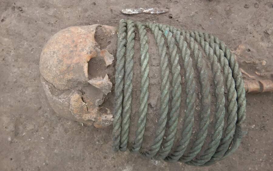 Skeletons With Rings Around Their Necks Uncovered At A 1,000-Year-Old Cemetery In Ukraine