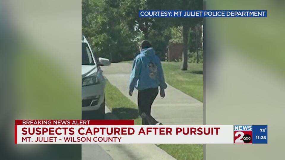 2 murder suspects arrested after stolen vehicle found in Mt. Juliet ...