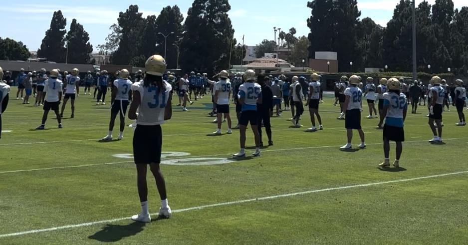 Sights and sounds from UCLA football's first fall camp practice of 2026