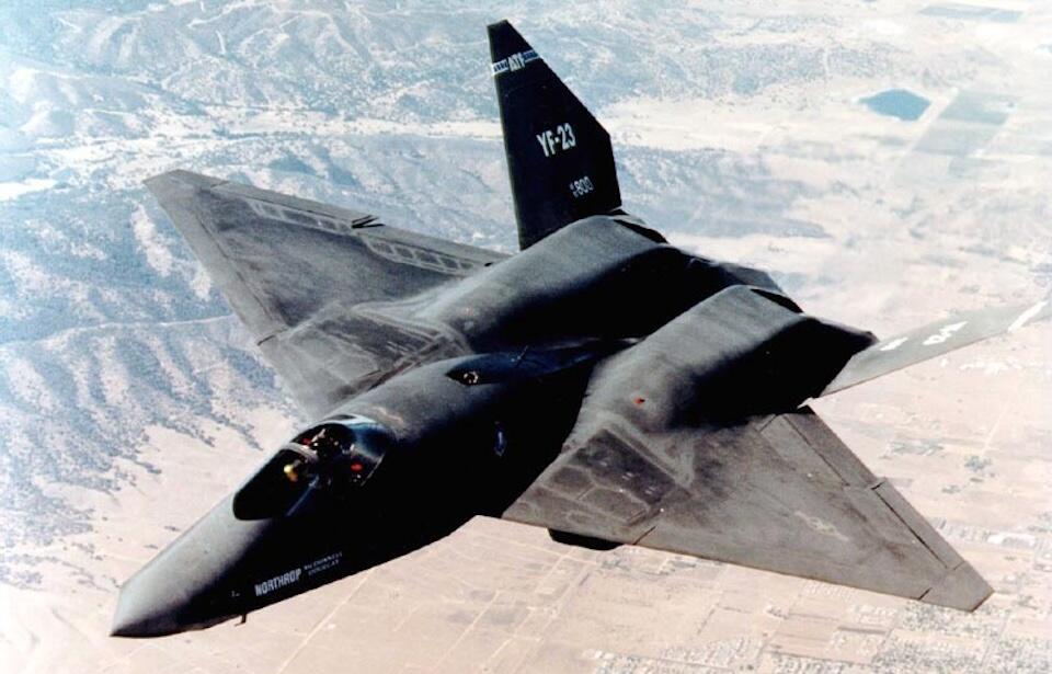 The Northrop YF-23 had a cutting edge design but the Air Force chose ...