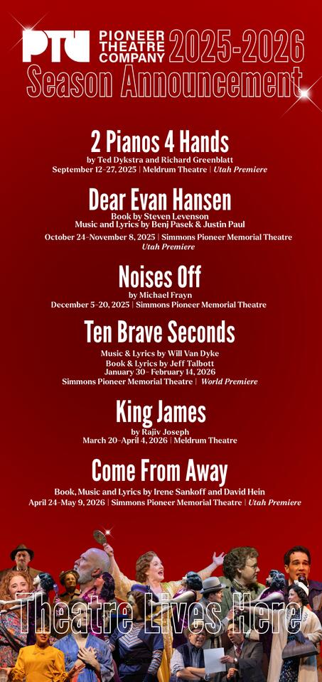Theatre Lives Here: Announcing the Titles for Our 2025-2026 Season ...