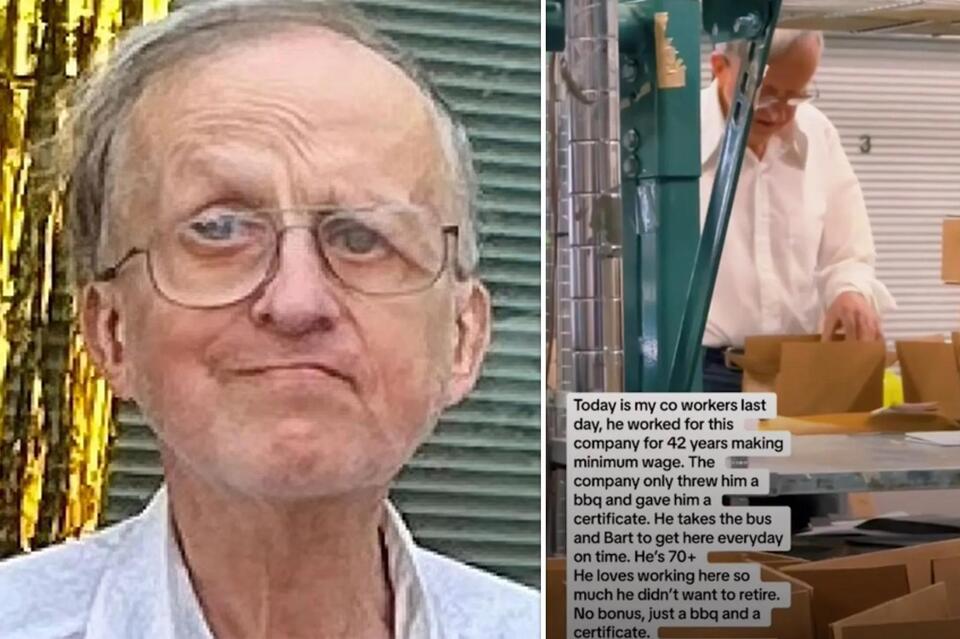 Company slammed for sub-par retirement party for 42-year employee, co ...