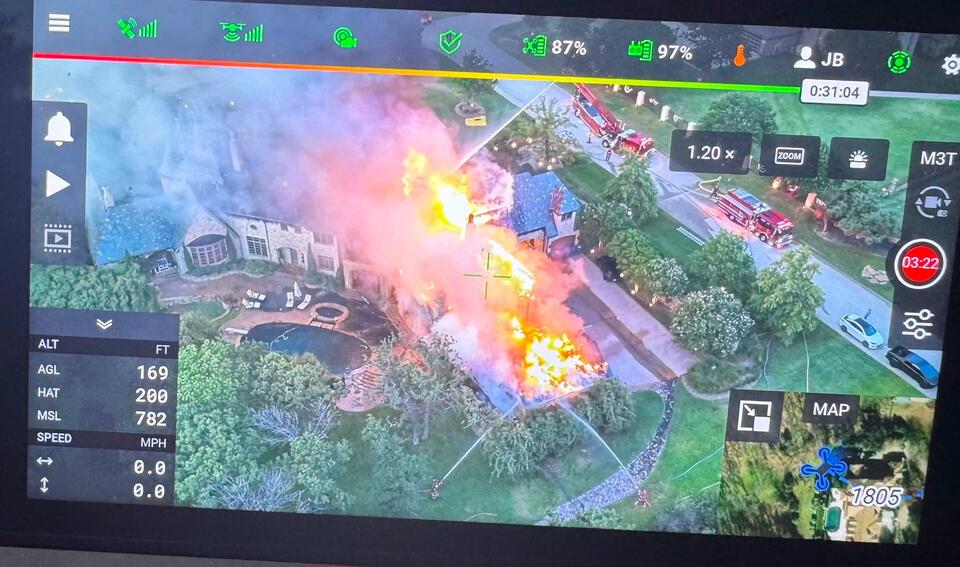 Two-Alarm Attic Fire Contained on Point de Vue Dr - NewsBreak