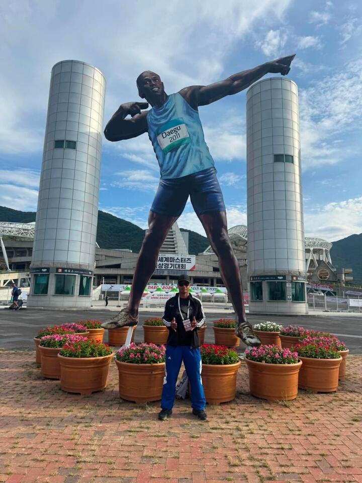 Orrin Pharmin to compete at World Masters Athletics Championships