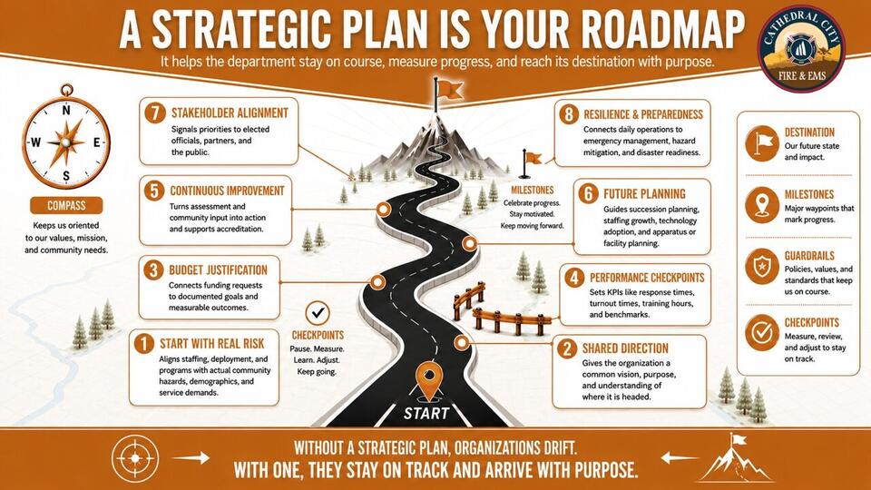 Fire Chief Michael Contreras Presents CCFE’s 2027–2029 Strategic Plan to City Council and Community