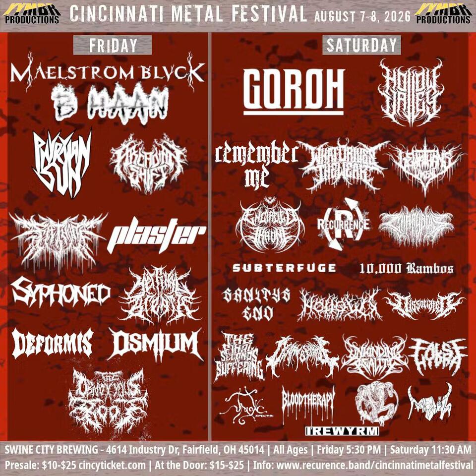 The First Annual Cincinnati Metal Festival: A Two-Day Heavy Music Takeover