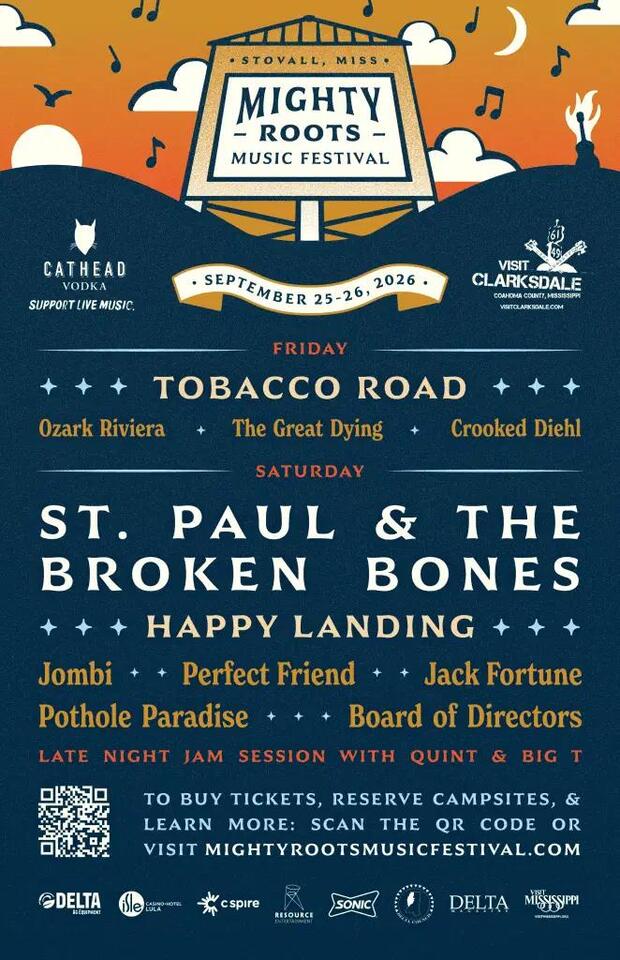 MIGHTY ROOTS MUSIC FESTIVAL RETURNS TO STOVALL, MS SEPTEMBER 25-26 ...