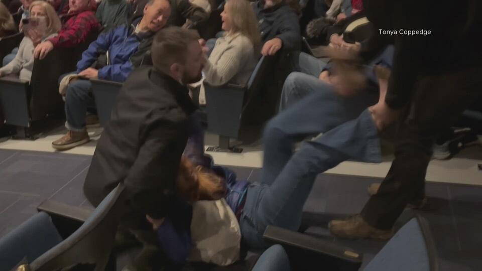 Woman forcibly removed from Kootenai County Republican town hall hires ...