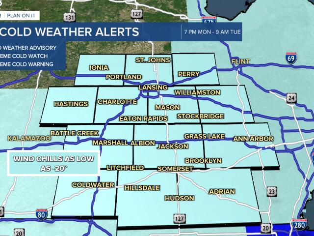 Extreme cold and snow expected as we start a brand new week across Mid ...
