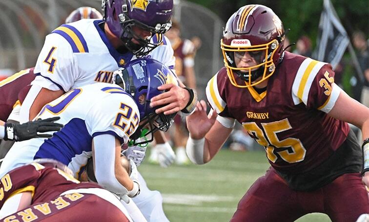 Granby/Canton linebacker is nominee for Heart of a Giant award