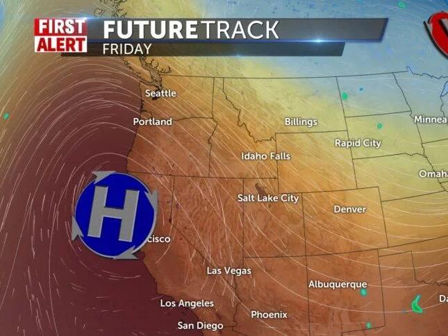 Warming trend for this weekend with HOT temperatures next week