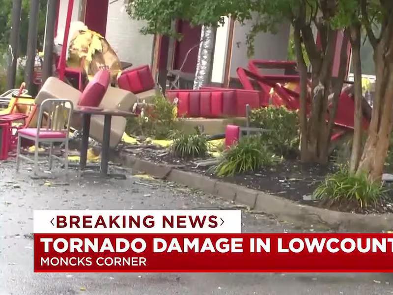 National Weather Service confirms tornadoes on Edisto Island, Moncks Corner