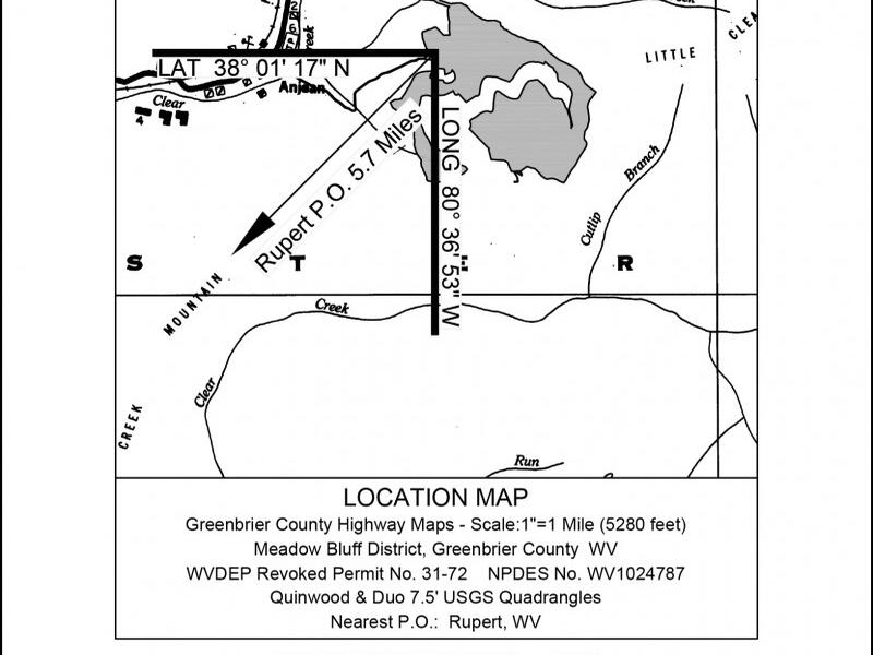 WVDEP Office Submitted An Application For The Modification Of Permit No