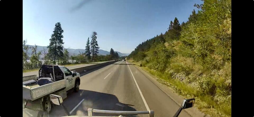 Trucking company shares video of ‘road rage game’ that caused big rig ...