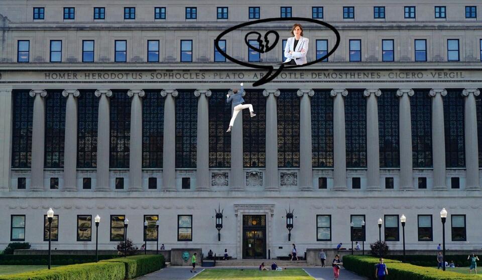 Columbia Student Stuck Straddling Butler Columns in Free Solo Attempt ...
