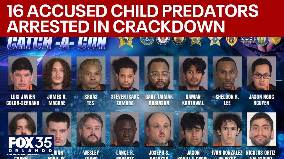 16 alleged child predators arrested in multi-agency sting operation ...
