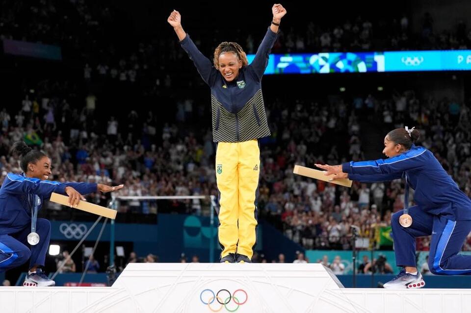 Olympic gymnastics medal dispute between US and Romania in Paris goes ...