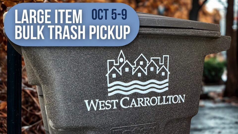 West Carrollton bulk trash pickup Oct. 5–9 - NewsBreak