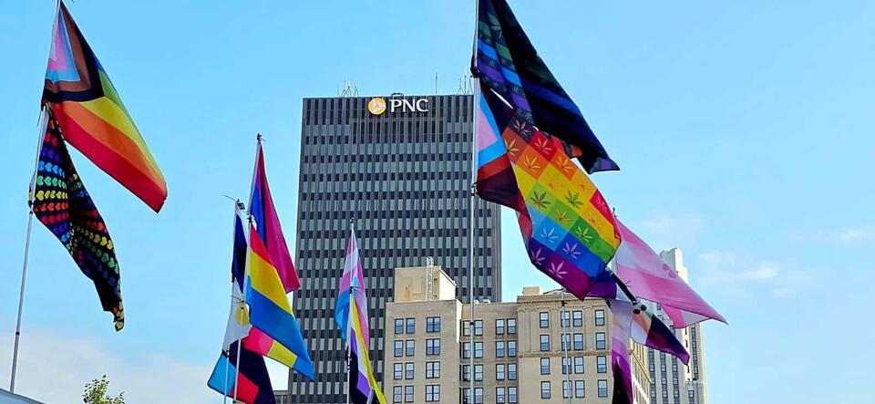 Storms can’t dampen the spirit of Akron Pride. Here’s what we saw.