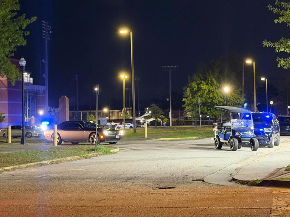 Three people shot outside Laney High School in tailgate area, suspect in custody