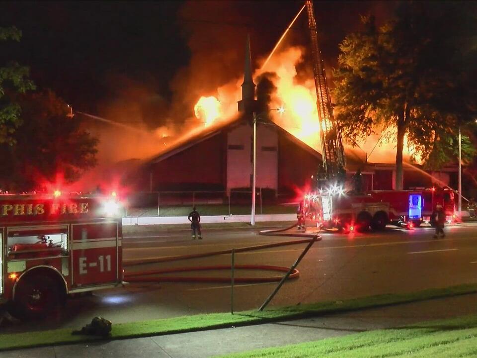 MFD battles overnight fire at church in South City