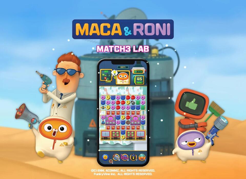 FunkyVine Launches Maca & Roni Match 3 LAB – A Fresh Take on Match-3 ...