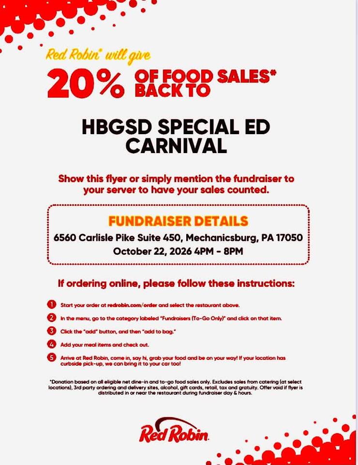 Red Robin fundraiser for Special Education Carnival - NewsBreak