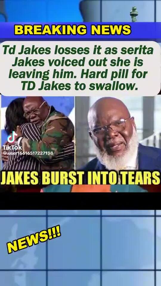 TD Jakes wife ask for a divorce in front the church #divorce - NewsBreak