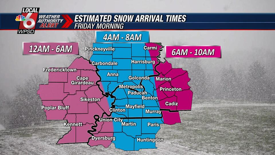 Weather Authority Alert for accumulating snow and travel impacts on ...