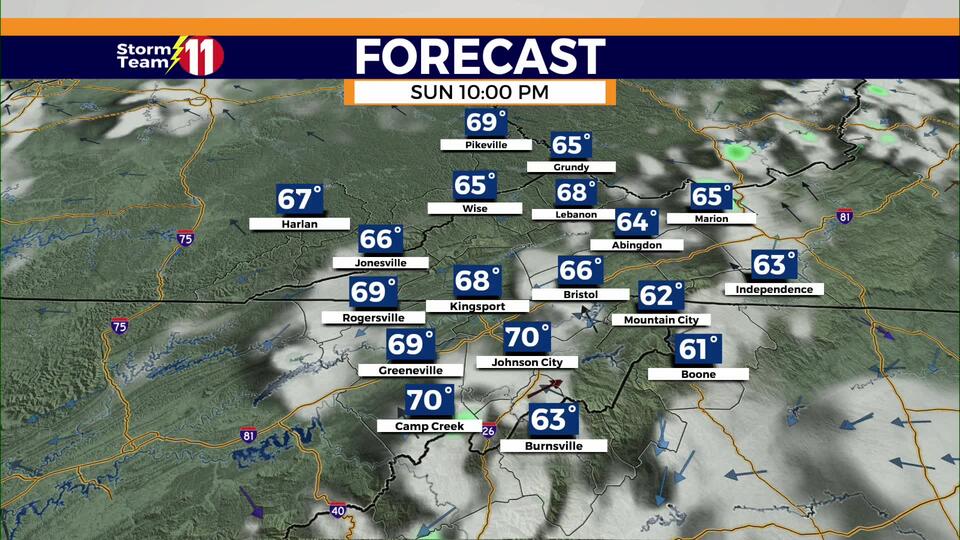 Partly cloudy skies and stray showers over the next few days - NewsBreak