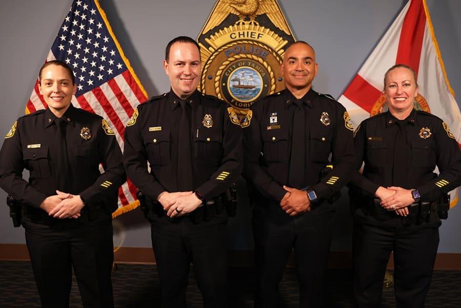 Tampa Police Department Promoted Four into New Command Level Positions ...