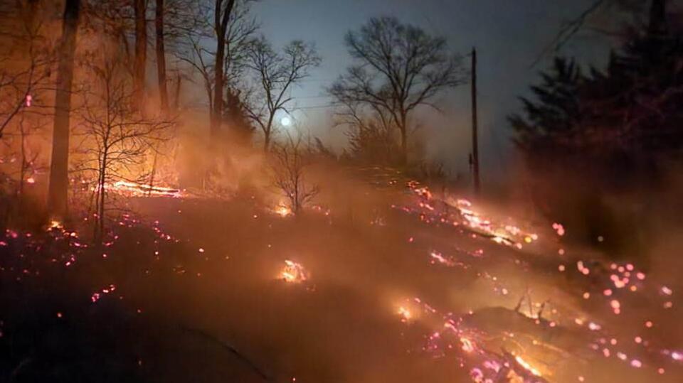 Crews put out "massive" brush fire in Crawford County - NewsBreak