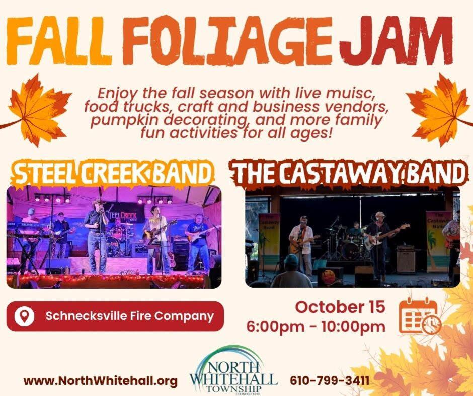 Fall Foliage Jam set for Oct. 15 in Schnecksville - NewsBreak
