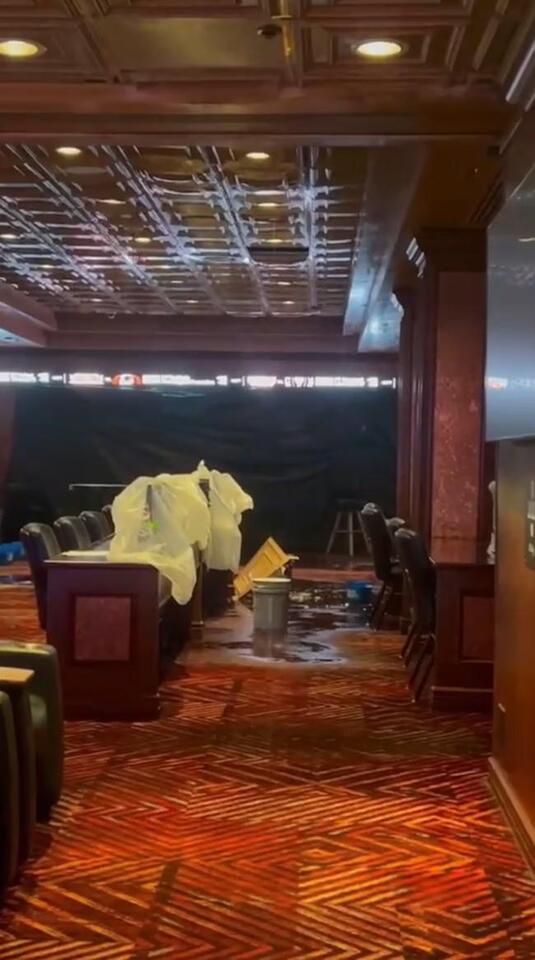 Repairs soon complete at downtown Las Vegas casino after water leak