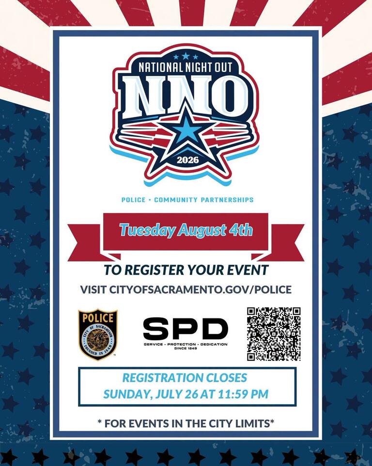 National Night Out Set for August 4 in Sacramento - NewsBreak