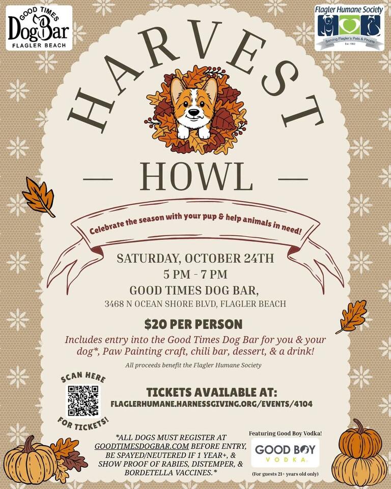 Harvest Howl Fundraiser at Good Times Dog Bar - NewsBreak