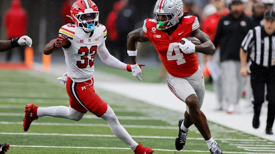 Jeremiah Smith, Julian Sayin star as No. 5 Ohio State beats Maryland 45 ...