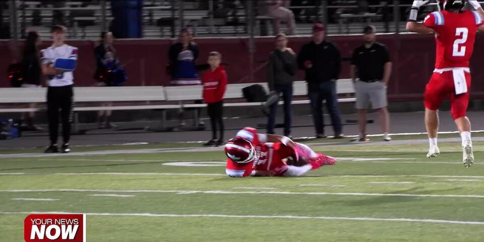 Play of the Week 10/25/26: Lima Central Catholic’s Jaxon White makes miraculous interception